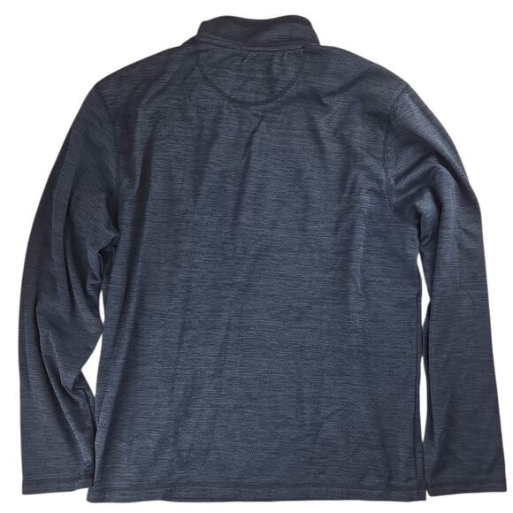 G.H. Bass | Blue Quarter Zip Fleece with Chest Pocket | Size M - Picture 4 of 4